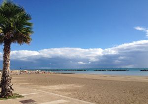 Strand von Cupra Marittima - Ascoli Piceno, Italien